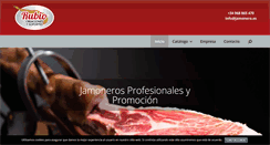 Desktop Screenshot of jamonero.es