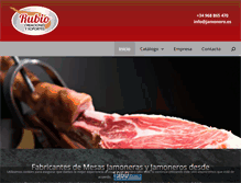 Tablet Screenshot of jamonero.es